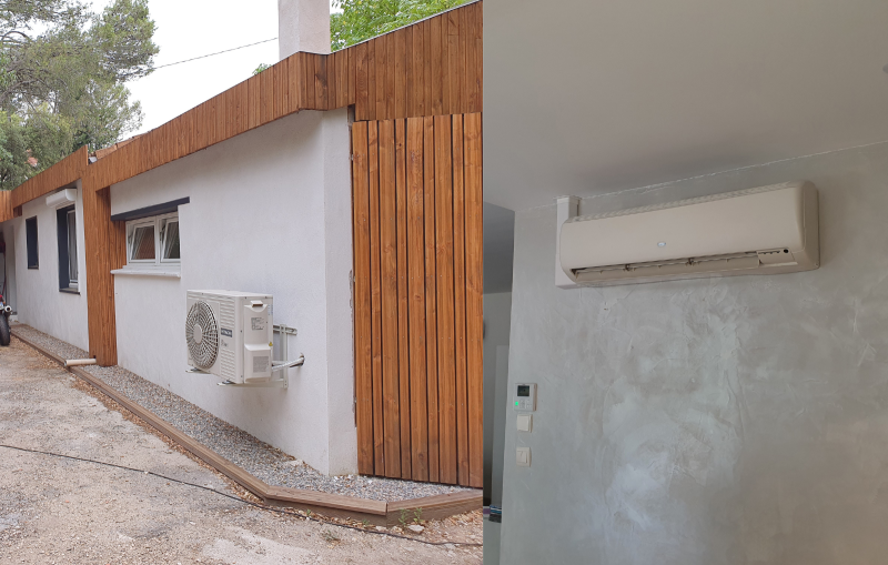 Remplacement d’une chaudière fioul par une pompe à chaleur air/eau : Une rénovation énergétique performante à Saint-Maximin proche d'Uzès